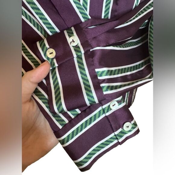 Alexis Samwell Striped Button Down Top - Picture 6 of 11